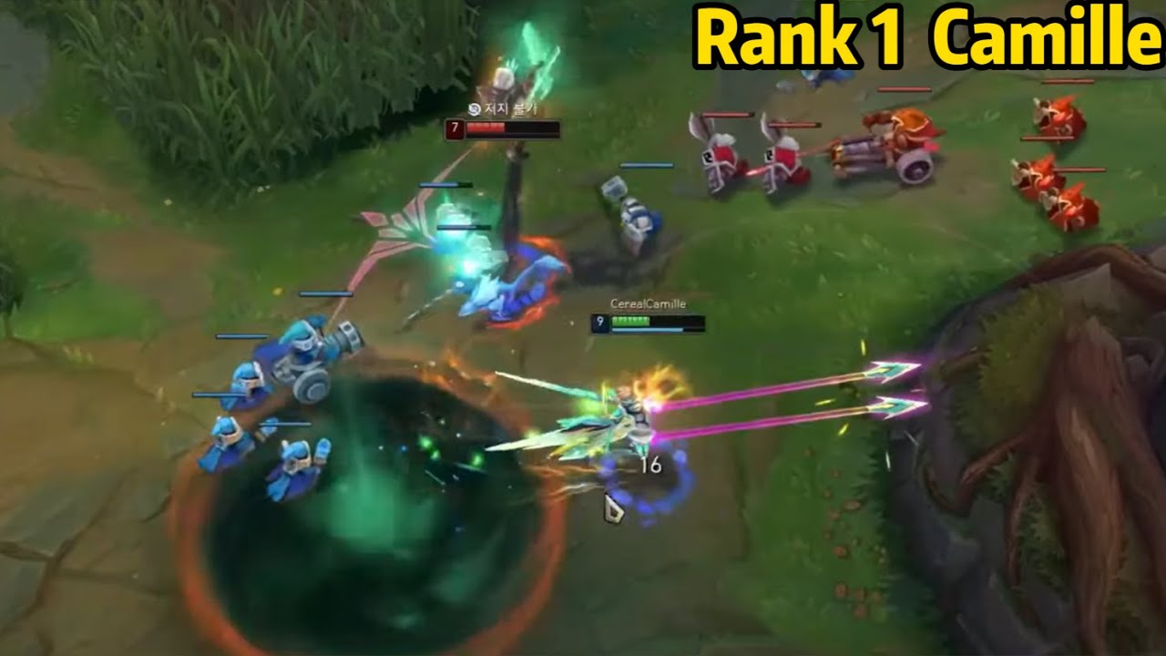 Rank 1 Camille: He is DOMINATING KR Grandmaster with Camille!