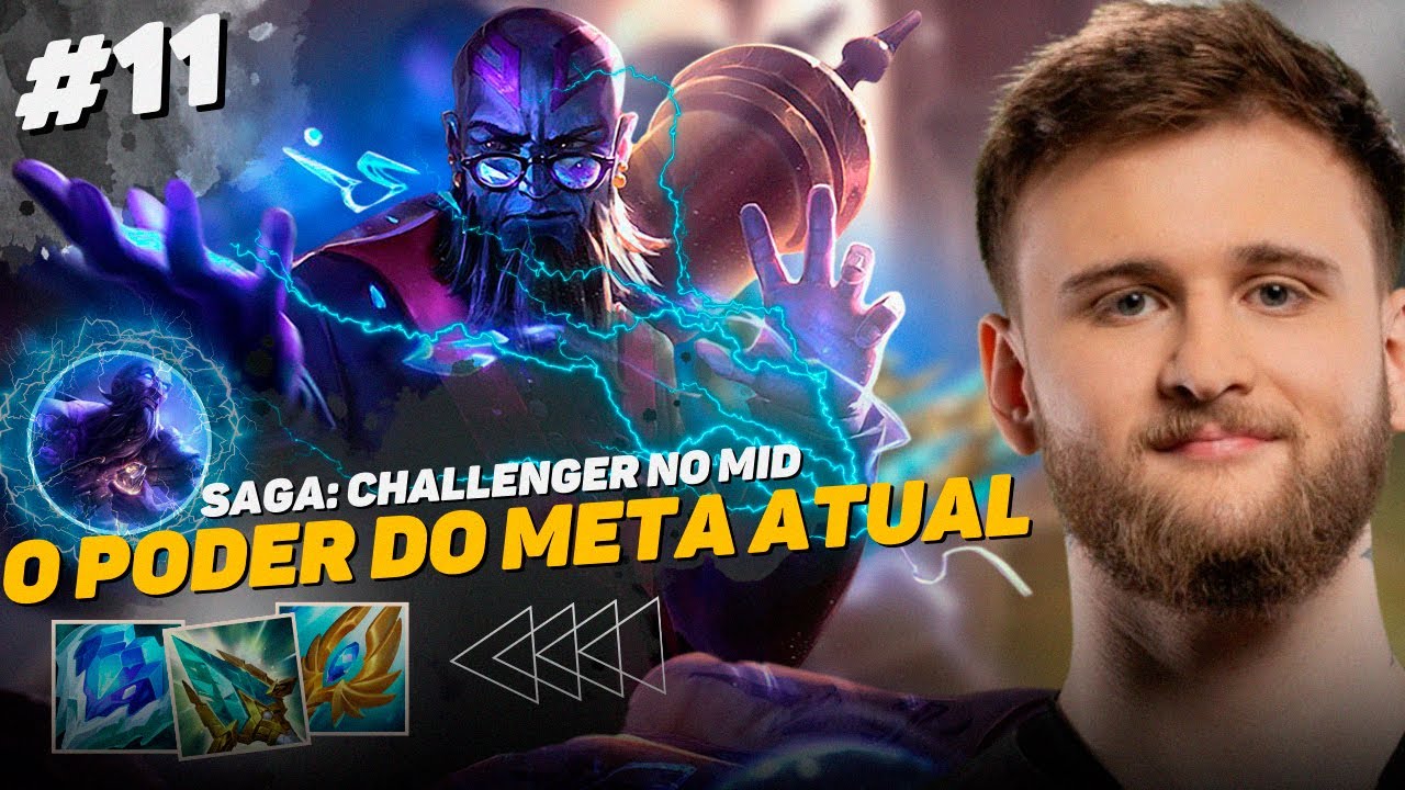 GOAT explorando o PODER do RYZE (ESTÁ MUITO FORTE) - DESAFIO: CHALLENGER NO MID #11 | Ranger 🐐