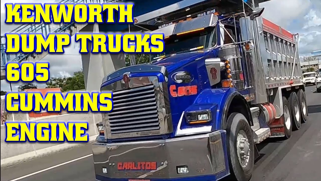 Brand New Kenworth T800 Dump Truck 2021. Nice chrome bumper. 605 Cummins engine.