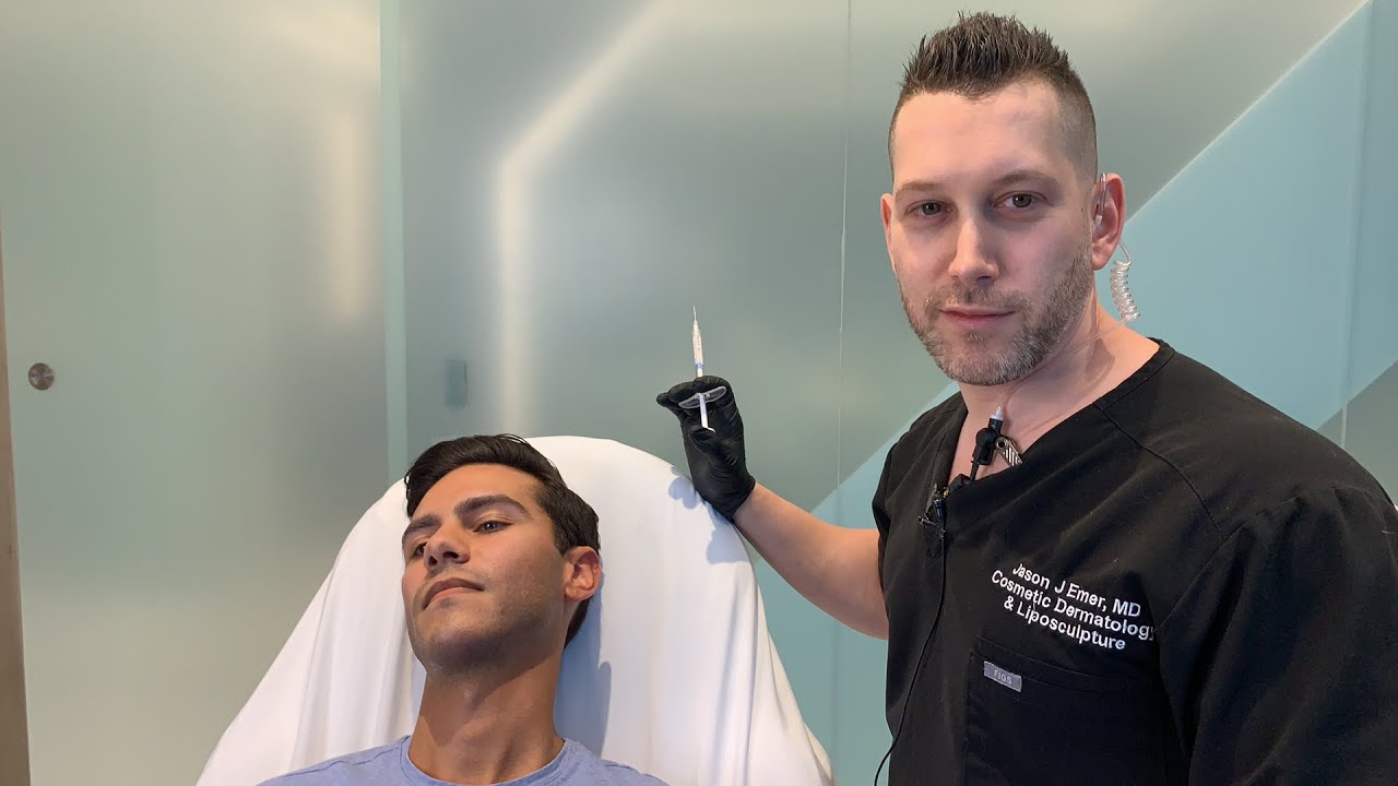 Male Facial Sculpting | Using Fillers | Chin, Jawline, Cheek | West Hollywood, CA | Dr. Jason Emer