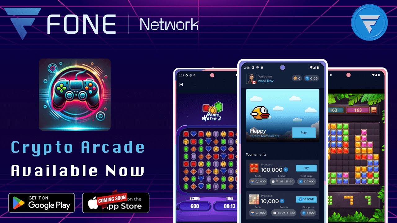 Crypto Arcade - Play in Minigame Tournaments and Earn Crypto