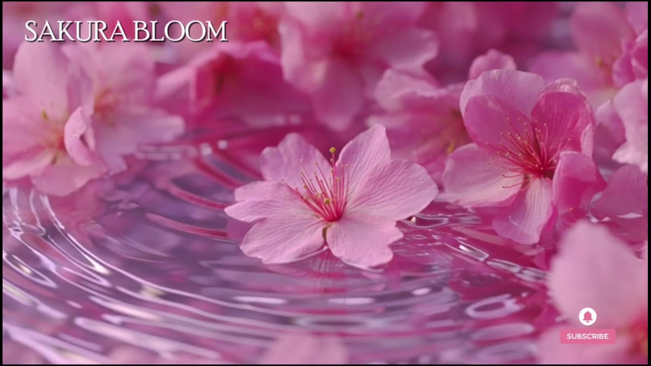 🔴 春のささやき – 桜と川のせせらぎ | 安らぎと睡眠の音楽