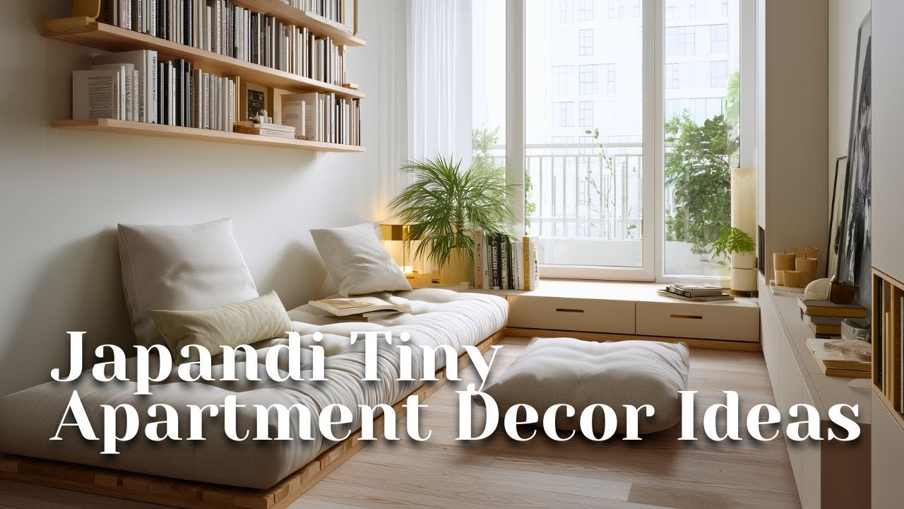 Japandi Tiny Apartment Decor Ideas for Small Spaces | Minimalist Calm & Cozy Living