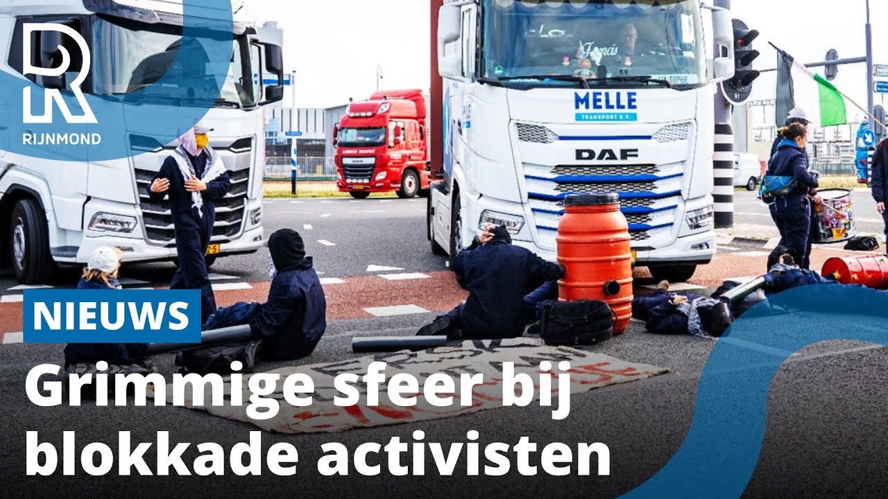 Woede bij chauffeurs om protest op Tweede Maasvlakte | Rijnmond