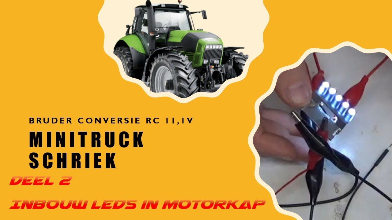 Soldering Leds on bruder toy | 2 | Leds solderen op bruder speelgoed | Rc Conversion Bruder Tractor