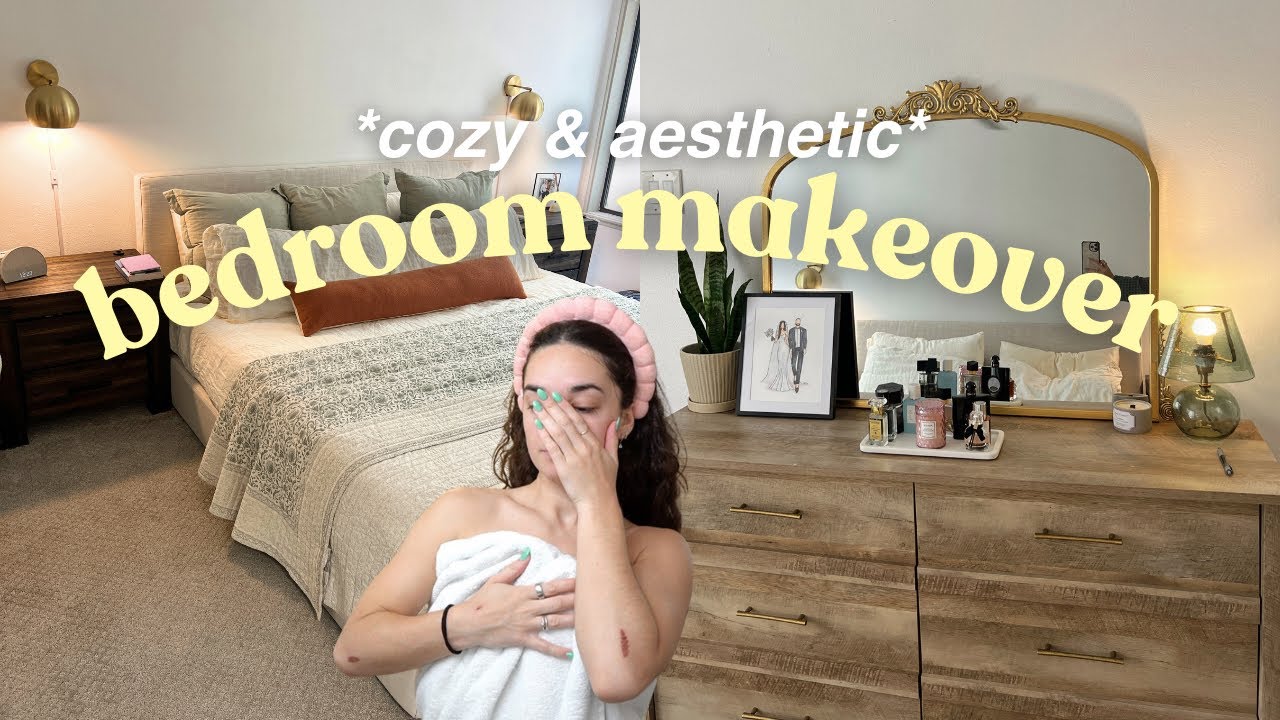VLOG: bedroom makeover + new bed, sunday reset, grocery haul/meal plan for the week, scary storytime