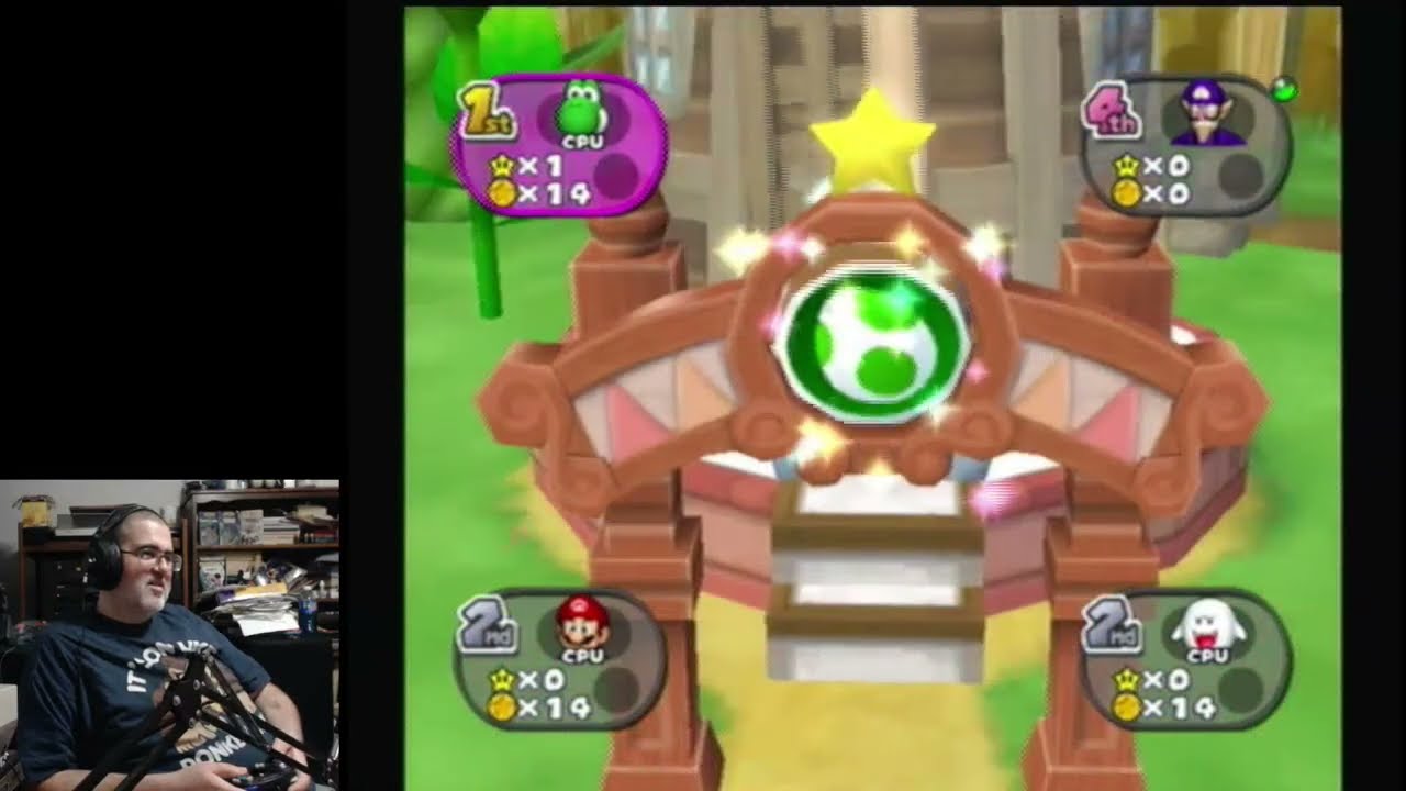 Playing Mario Party 7 (Nintendo Gamecube)