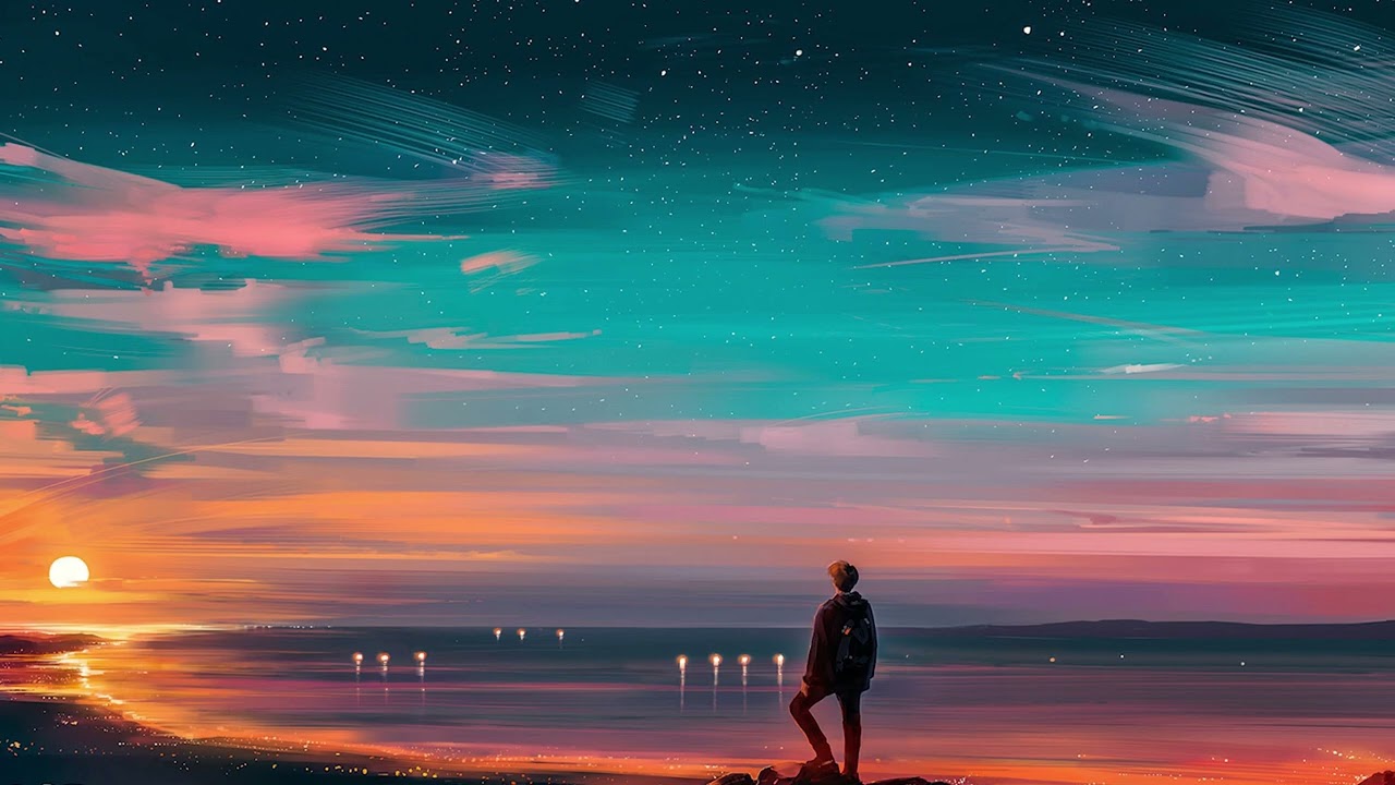 Sunset on the Beach | Chill music