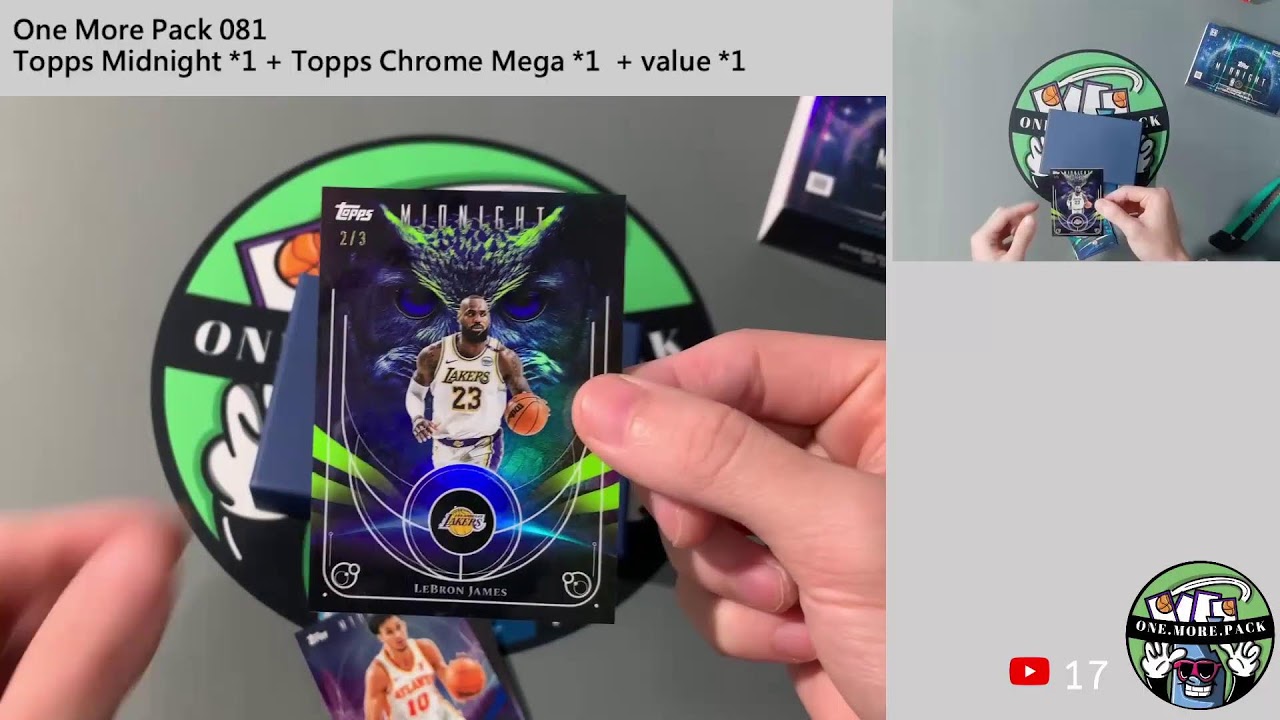 2/6 OMP-081 Topps Midnight *1 + Topps Chrome Mega *1  + value *1