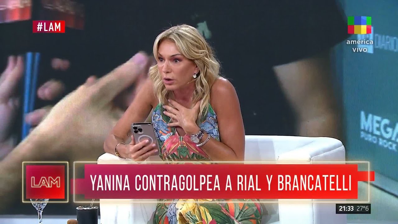 🎙️ El contragolpe de Yanina Latorre a Jorge Rial y Diego Brancatelli: 