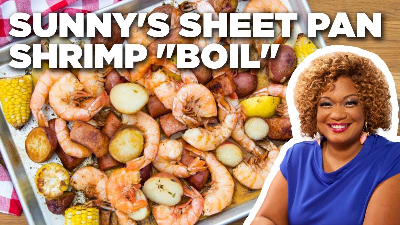Sunny Anderson's Sheet Pan Shrimp 