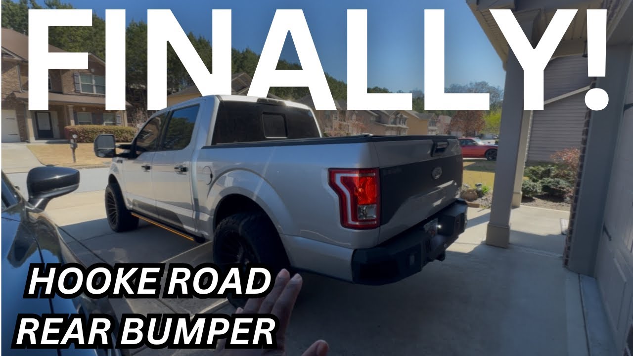 New Off-Road REAR BUMPER on my F150 from Hooke Road!! 