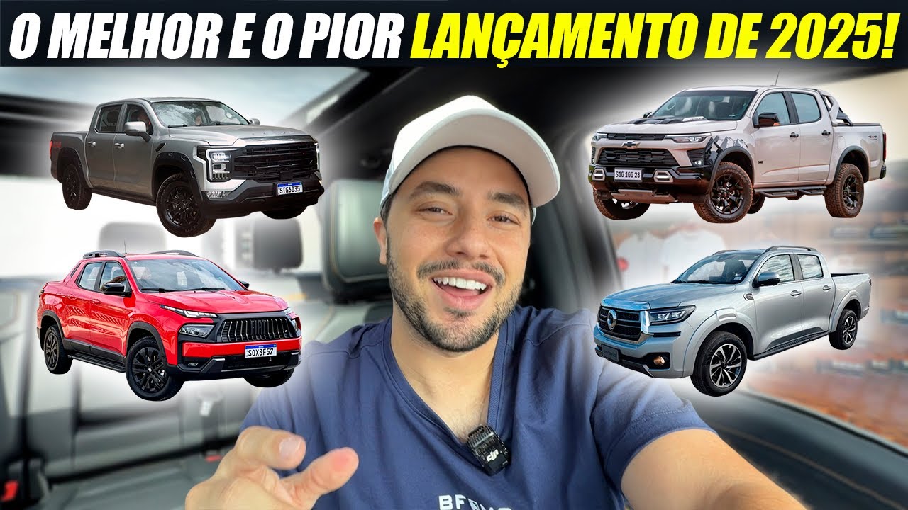 QUAL FOI A MELHOR E A PIOR CAMINHONETE LANÇADA EM 2025??