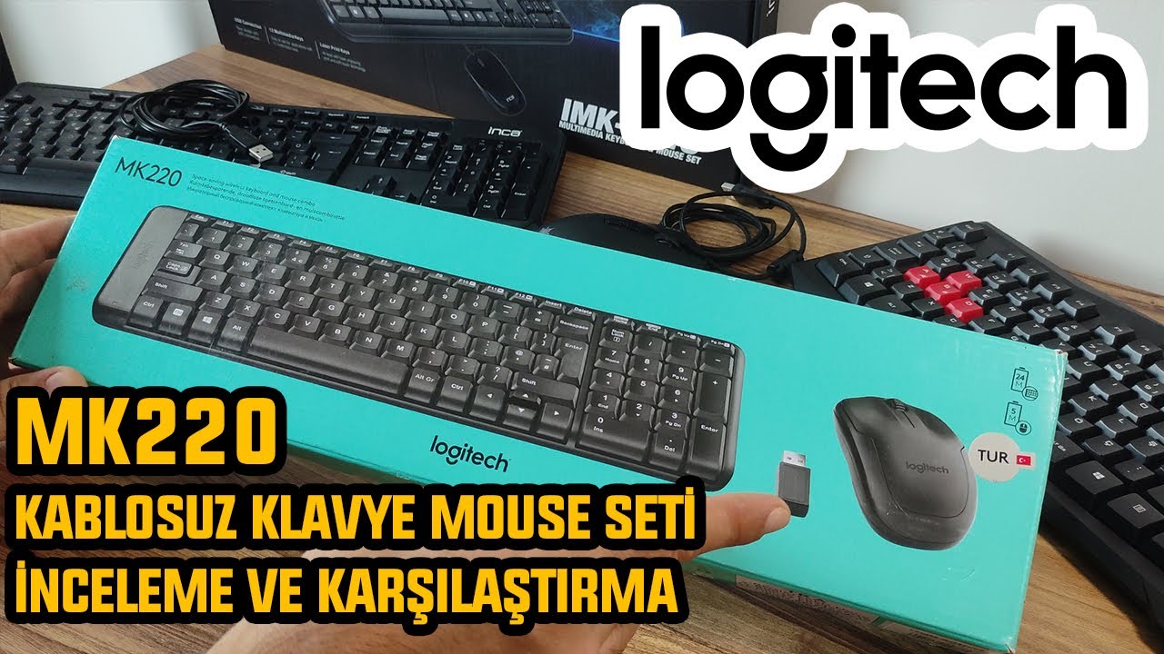 Logitech MK220 Kablosuz Klavye Mouse Seti | İnceleme ve Karşılaştırma