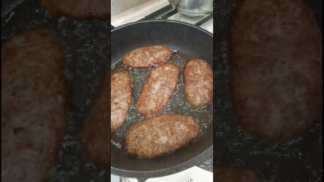 Приготовила замороженные котлеты👍