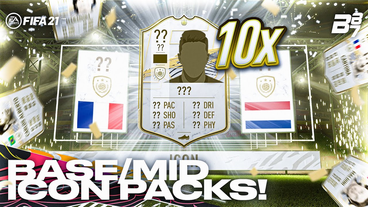 10 X BASE OR MID ICON UPGRADE PACKS! | FIFA 21 ULTIMATE TEAM