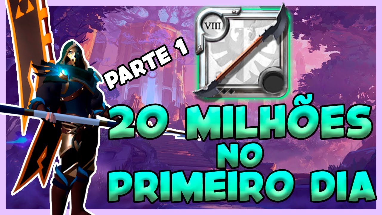 FIZ 20 MILHÕES DE BILAMINADO NO PRIMEIRO DIA - PARTE 1 - ALBION ONLINE