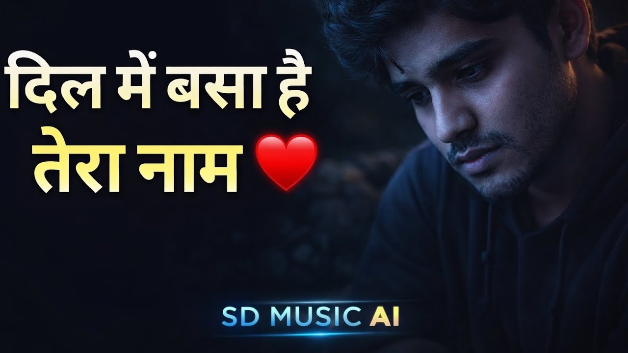 दिल में बसा है तेरा नाम ❤️ | Soft Love Emotional Song | SD MUSIC AI #RomanticSong #LoveSong