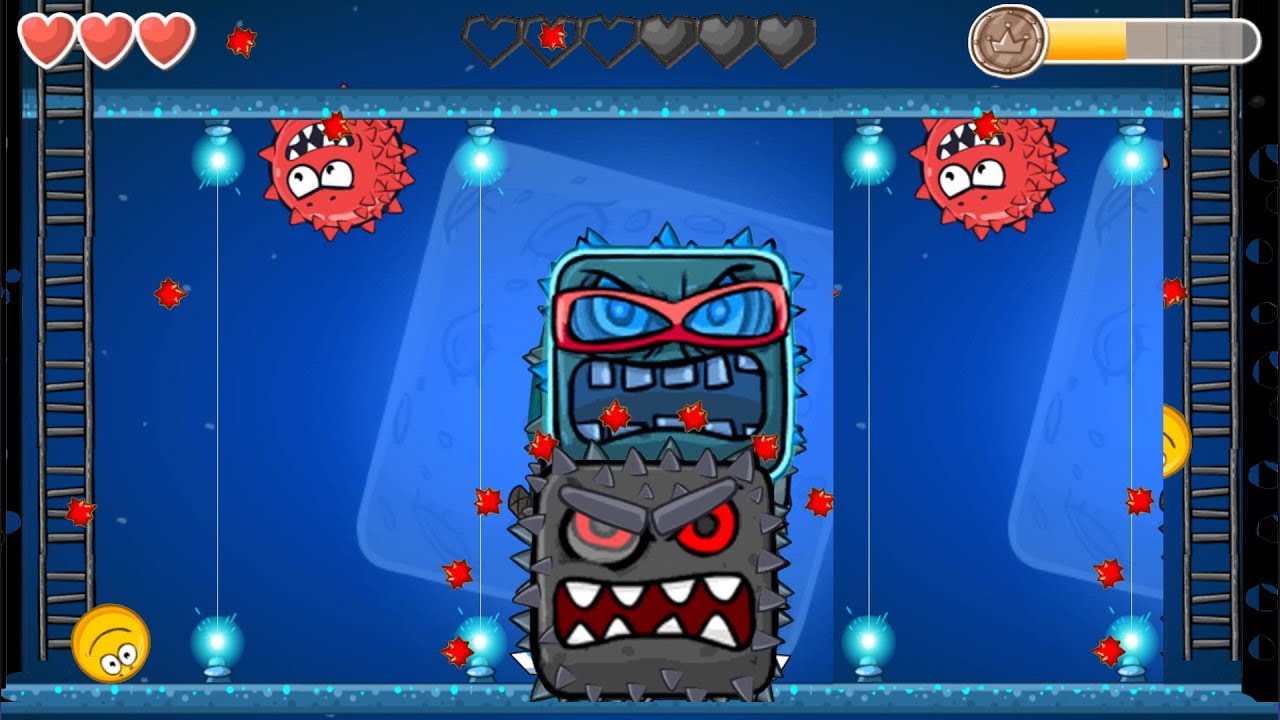 Cartoon about Evil red ball ! Love Balls 'FUSION BATTLE' WITH 5 NEW BOSSES VOLUME 5 THE MOON