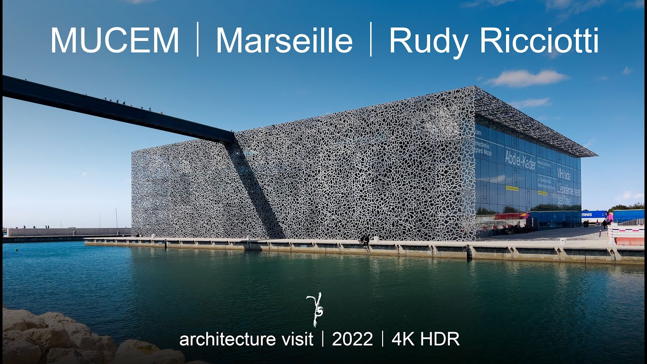 MUCEM｜Marseille｜Rudy Ricciotti｜architecture visit｜4K HDR