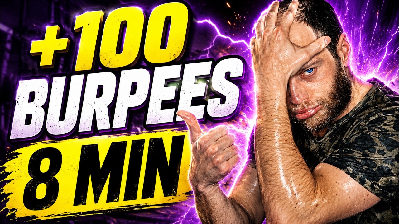 [+100 BURPEES] 🚫 8 MINUTOS HIIT TABATA WORKOUT ► Ejercicios En Casa