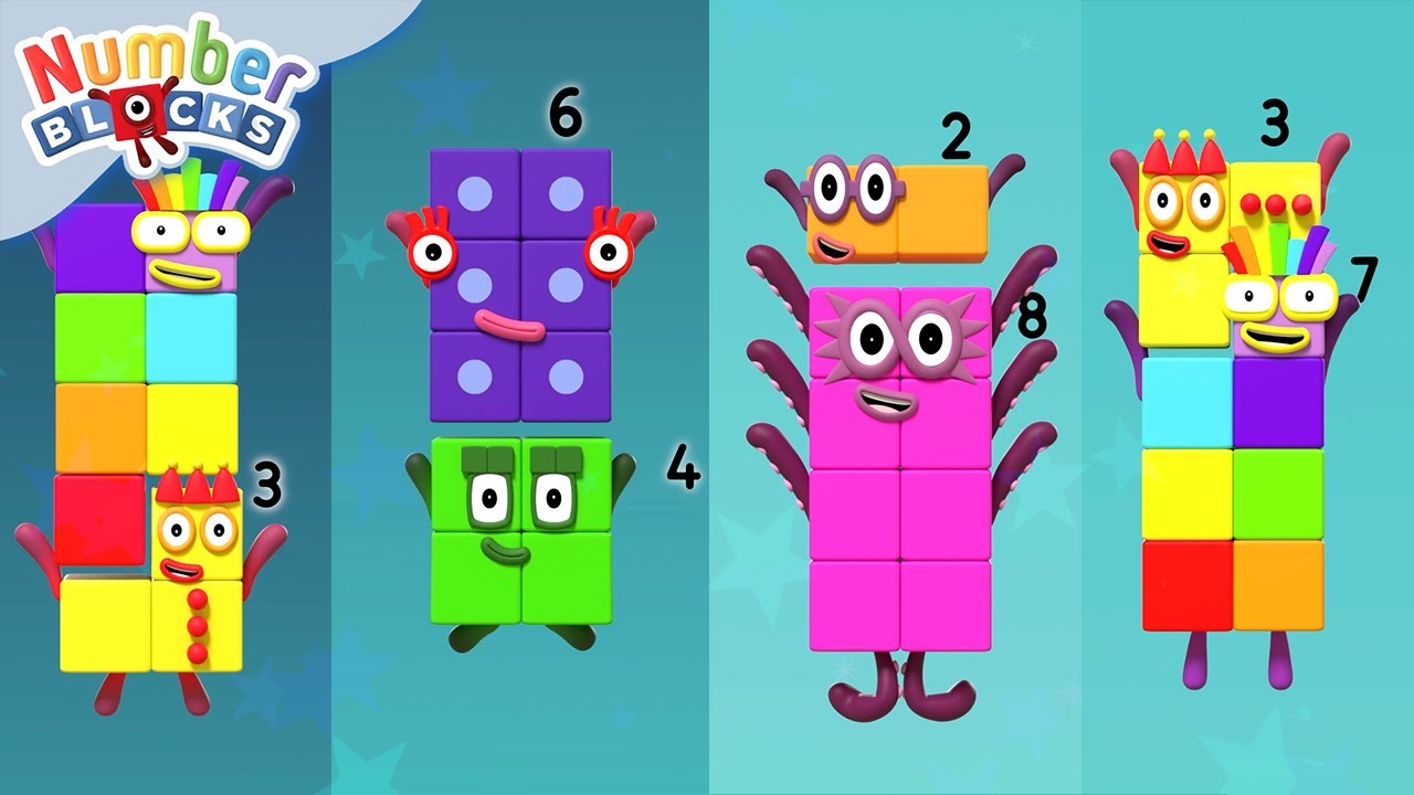 Découvrez Numberland 🌈 | Mathématiques pour les enfants 12345 | Numberblocks en français