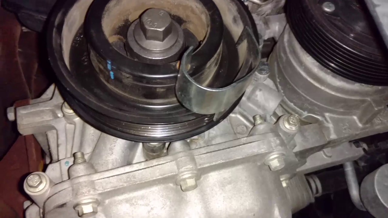 2012 Ford Fiesta Timing Belt Replacement Pt2