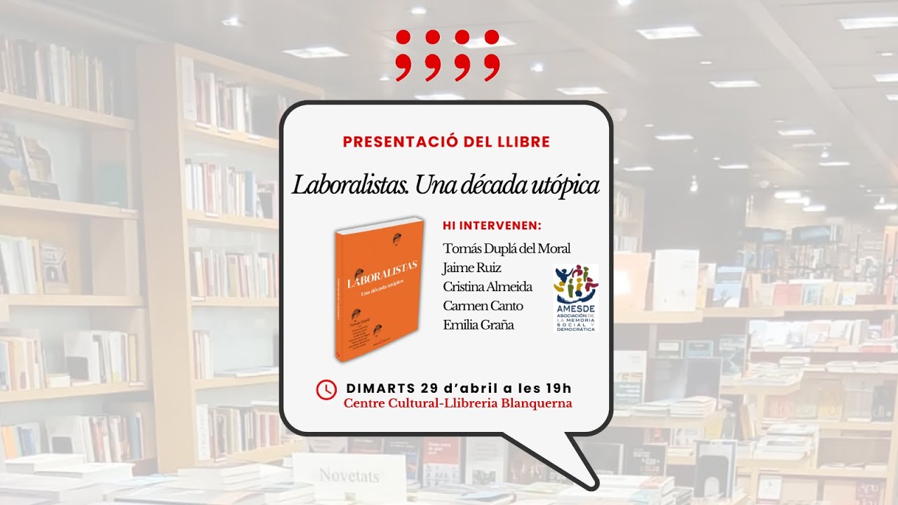 Acte AMESDE. Presentació llibre 