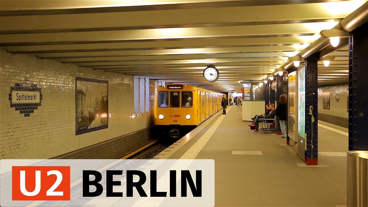 U-Bahn Berlin: U2 Action in the Center - Part 1