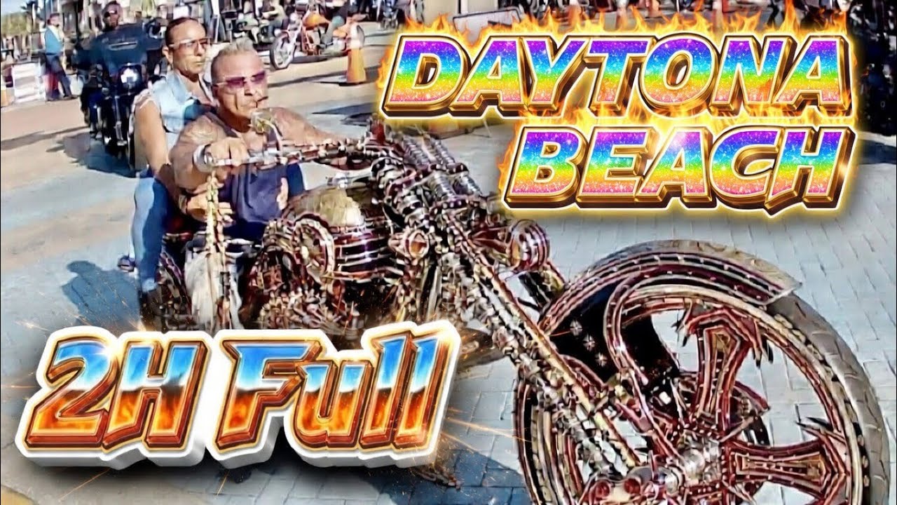 Epic Daytona Bike Week 2025 Relaxing (Teddy Morse, Jam On, Main Street, Cabbage Patch Bar) 2 Hours