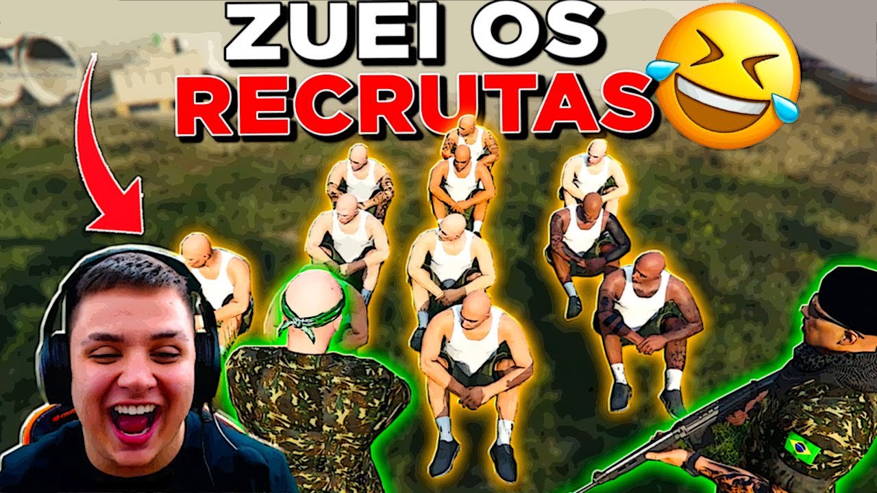 ENTREI PRO EXÉRCITO BRASILEIRO no GTA RP 😂 (Modder Clips)