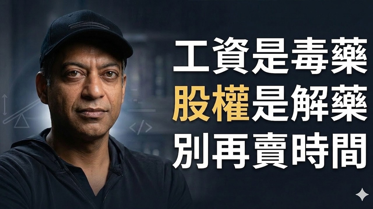 為什麼勤奮無法致富？破解工資陷阱，納瓦爾的財富底層邏輯 #納瓦爾 #納瓦爾寶典 #財富自由 #被動收入 #個人成長 #思維認知 #搞錢 #創業思維 #NavalRavikant