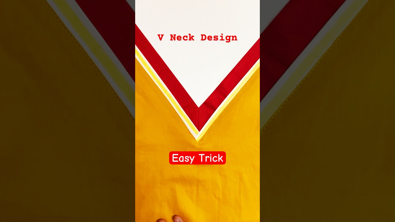 Perfect V-Neck Every Time🔥! Sewing Hack for Beginners! 