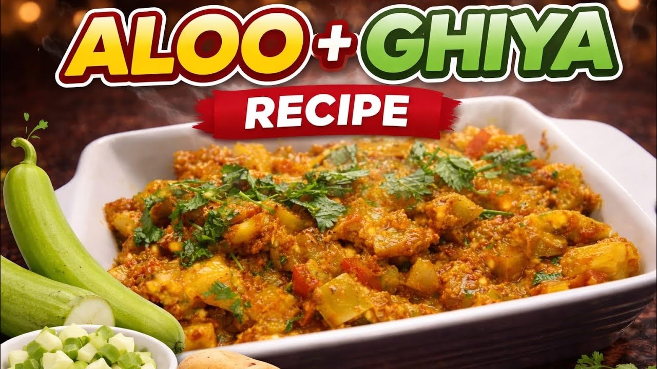 Aloo + Ghiya | Ridged Gourd | Healthy Receipe | Delicious South Indian 