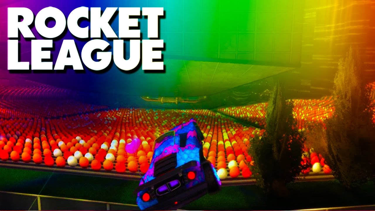 MODDED Rocket League - GLITCHING OUT OF THE MAP!