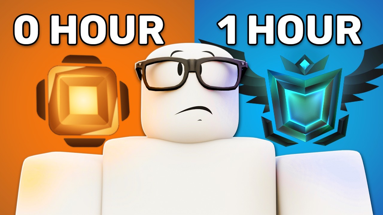 Насколько можно повысить свой ранг за 1 час с помощью читов в Roblox Rivals...