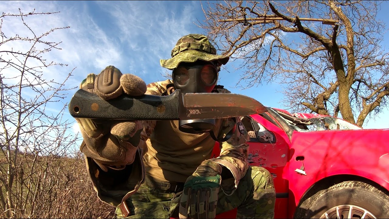 DBK BUSHCRAFTER KNIFE - DESTRUCTION TEST - UNTIL IT BREAKS - ELMAX STEEL by TRC