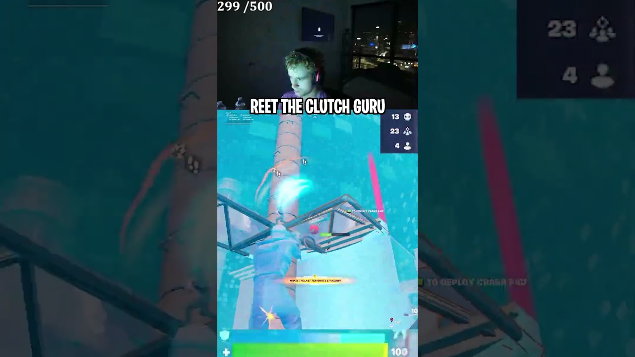 👑Reet GODLY SOLO Clutch #reet #fortnite #shorts #classic #clutch