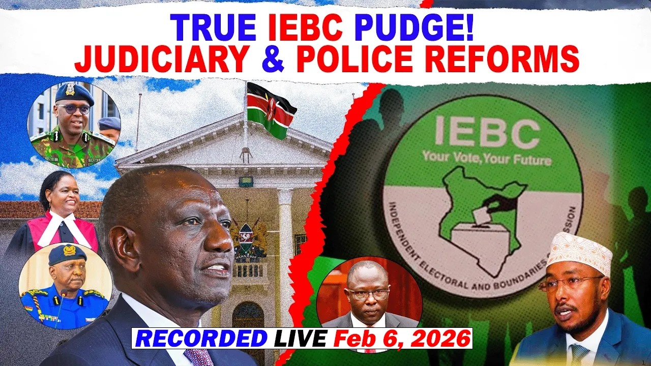 DEATH of OPPOSITION POLITICS.TRUE IEBC PUDGE! JUDICIARY & POLICE REFORMS