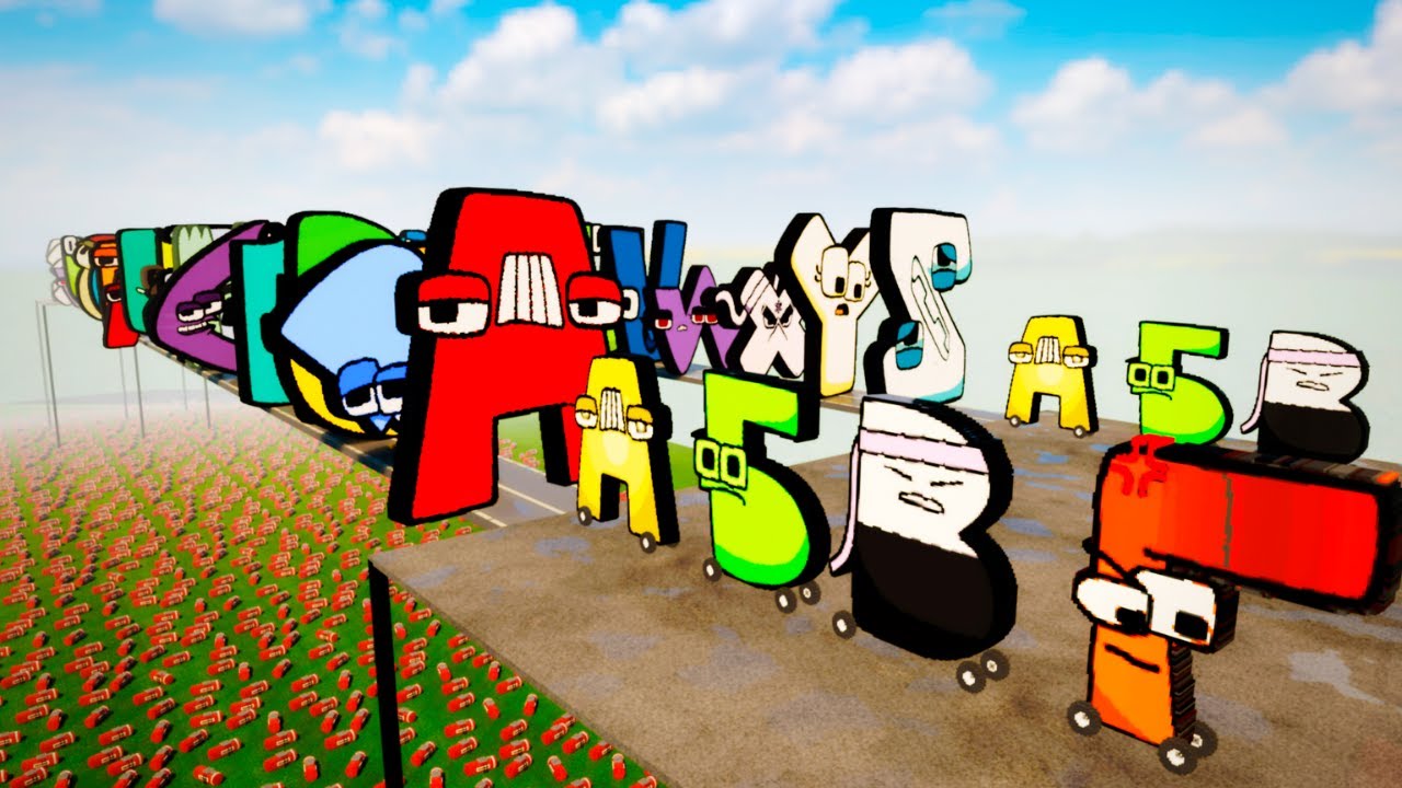 Russian Alphabet Cars vs English Alphabet Lore Walls | Teardown