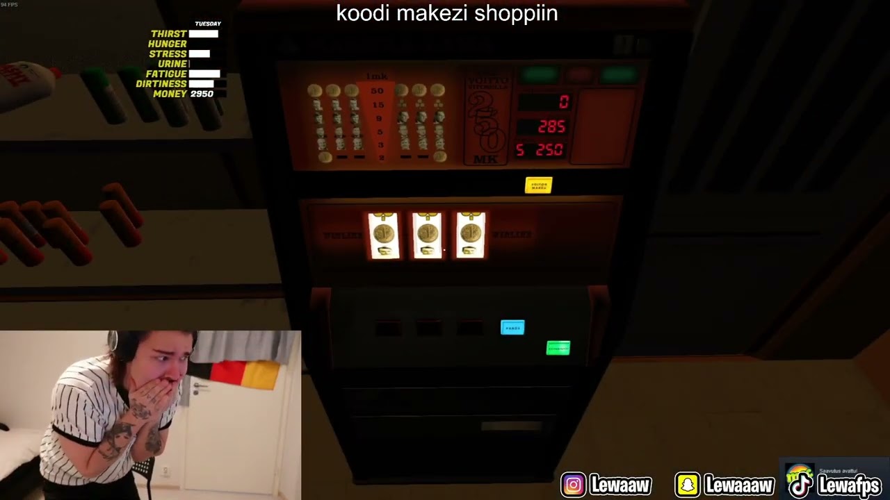 @lewa668 sekoaa kun voittaa pelikoneesta CLIP pakko katsoa