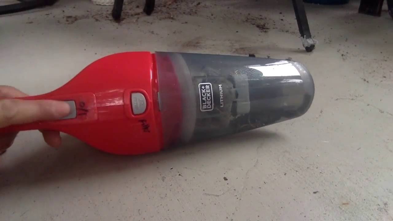 Product Review --Black and  Decker - Lithium - dust buster Cordless Hand Vac  Model HNV115J06