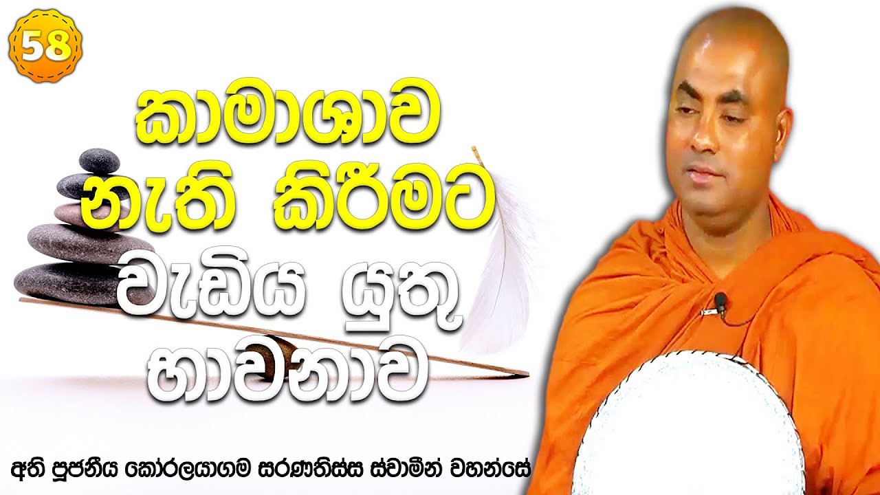 ප්‍රත්‍යවේක්ෂා කරමින් කාමච්ඡන්දය විෂ්කම්භනය නොකරන්නේ නම්? | සතිපට්ඨාන ධර්ම දේශනා (𝟓𝟖)