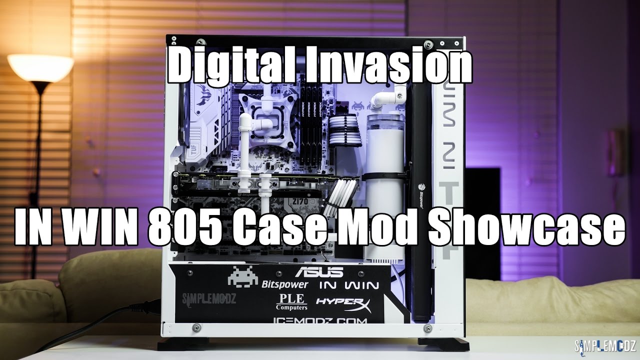 In Win 805 - Space Invaders Case Mod