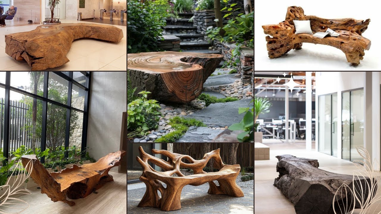 Nature-Inspired Reclaimed Large Log Furniture Ideas | Unique Rustic Statement Pieces