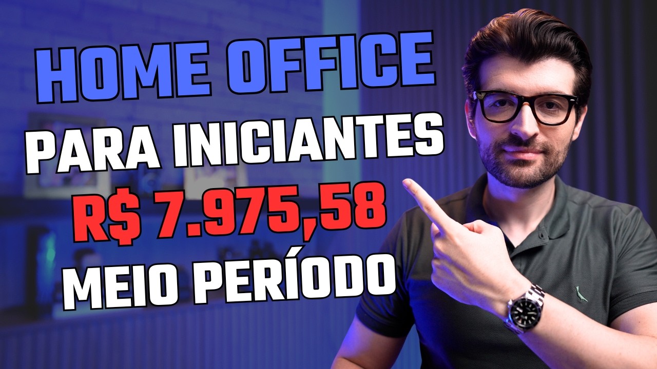 TOP 5 Empresas HOME OFFICE Para Trabalhar Meio PER&Iacute;ODO em Casa A NOITE