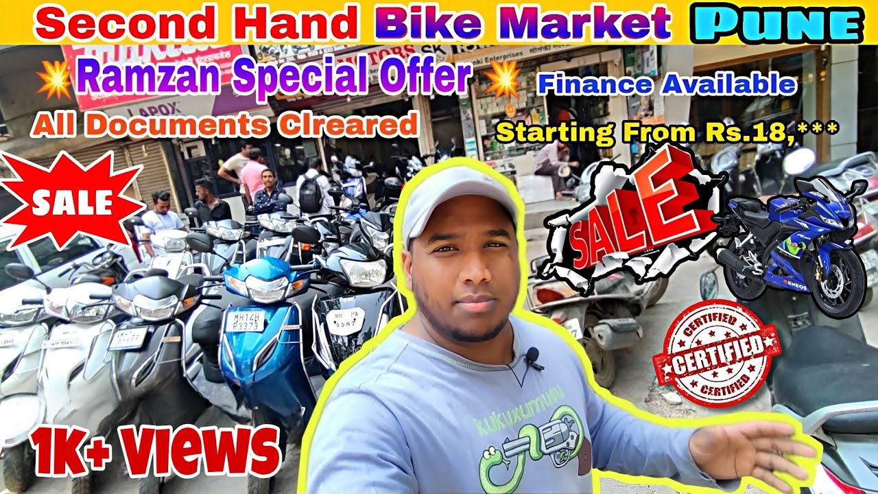 Second Hand Bike Market Pune 2023🔥| Nana Peth Pune Bike Market 💥| Used Bike In Pune #usedbikesmarket