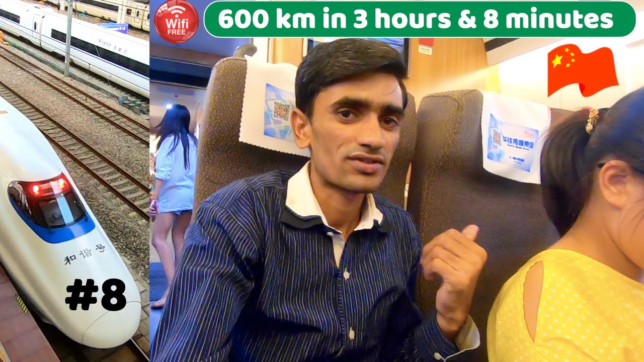China Bullet Train 2nd Class Review | 600 kms in 3 hrs 8 mins 🇨🇳
