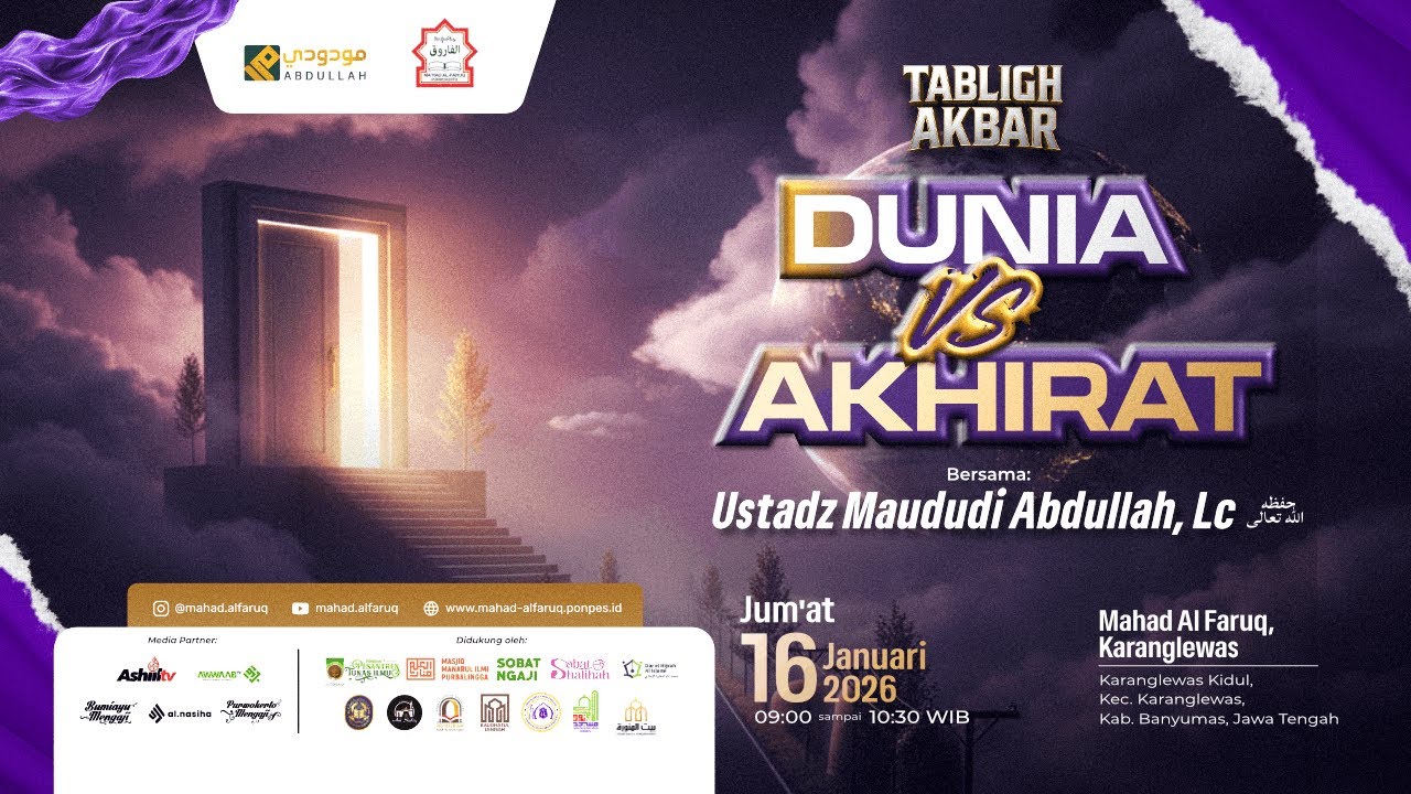 LiveTabligh Akbar Dunia VS Akhirat Ustadz Maududi Abdullah,Lc
