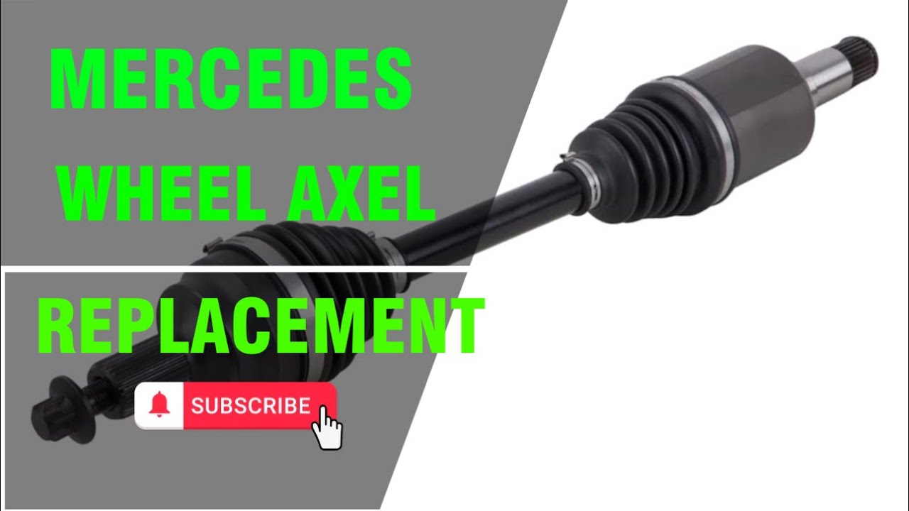 🚗 Mercedes Rear Axle Replacement Made Easy! | Step-by-Step DIY Guide 🛠️